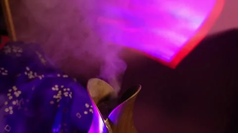 Water Vapor From an Aromatherapy Oil Diffuser Stock Footage 275271400
