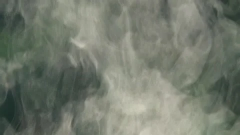 Water Vapor Rising  Abstract Patterns Green Background Slow Motion Stock Footage 146554533