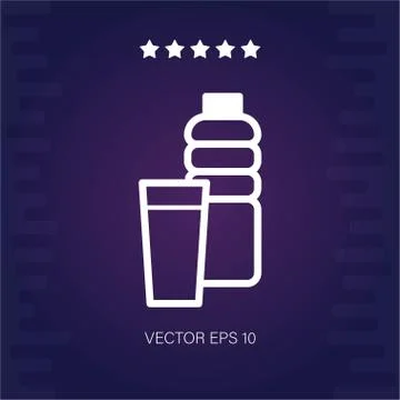 Water vector icon Stock Illustration