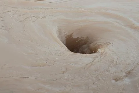 Water vortex. Foto stock