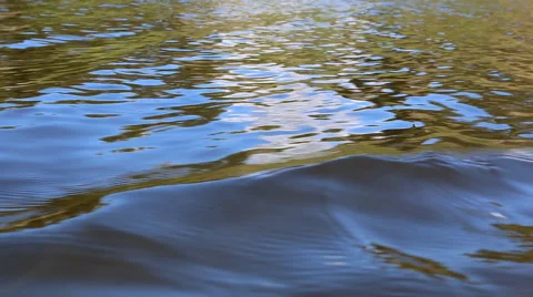 Water wake and reflections Vídeos de archivo 40261295