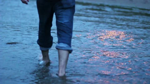 Water Walking Stock-Footage 33730011