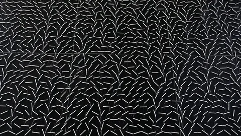 Water wall with moving elements Video stock 92168869