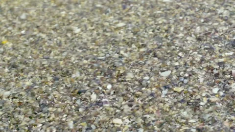 Water  wanvesand  tiny stone movements Vídeos de archivo 140515074