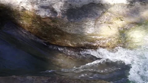 The water was rushing Video stock 144330929