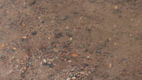 Water washes the shore Stock Footage 133708376