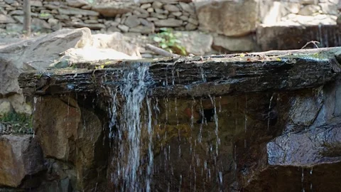 Water waterfall in the forest Stock Footage 210883162