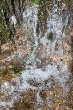 Water in a waterfall Stock Photos