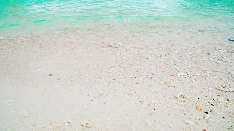 Water wave from the beach Stock Footage 152391661