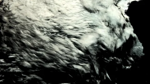 Water Wave Bubbles Transition Stock Footage 100492682