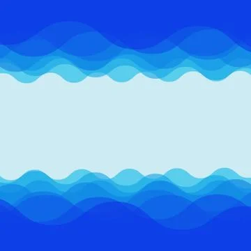 Water wave design Stock Illustration