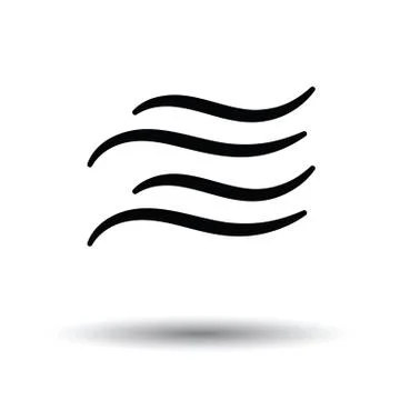 Water wave icon Stock Illustration