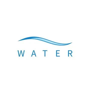 Water wave icon vector  element design template Stock Illustration