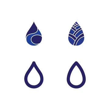 Water wave icon vector Stock Illustration