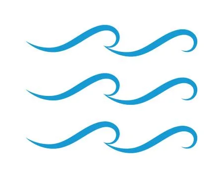 Water wave icon vector illustration Stock Illustration