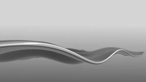 Water wave line 3d animation Stock Footage 150818224