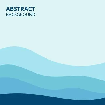 Water wave lines vector abstract background Stock Illustration