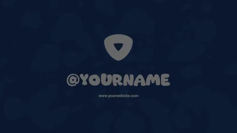 Water Wave Logo for After Effects Stock After Effects
