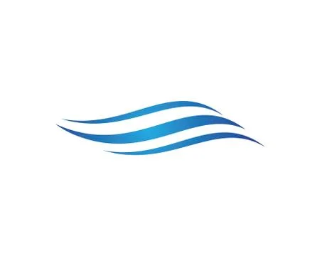 Water wave Logo Template Stock Illustration
