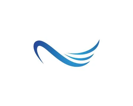 Water wave Logo Template Stock Illustration