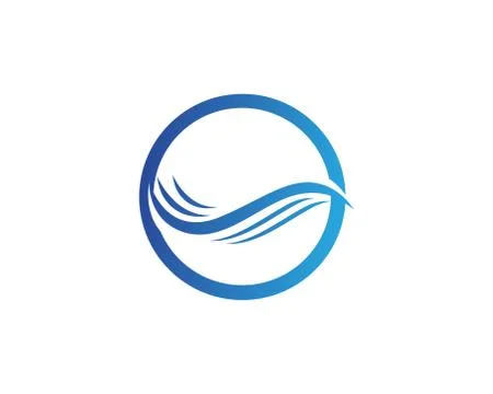 Water wave Logo Template vector illustration design Stock Illustration