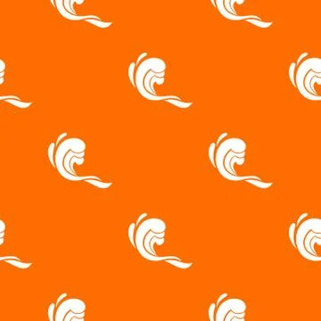 Water wave pattern seamless Stock Illustration