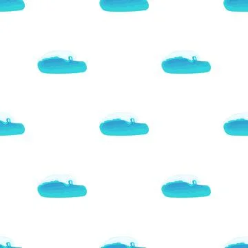 Water Wave pattern seamless vector Stock Illustration