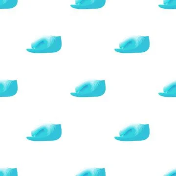 Water Wave pattern seamless vector Stock Illustration