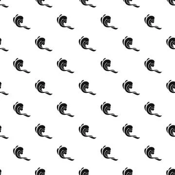 Water wave pattern vector Illustrazione stock