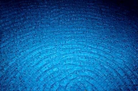 Water wave in the pool Fotos Stock