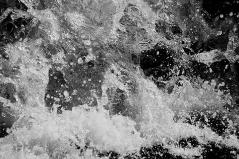 Water wave splashes Stock Photos