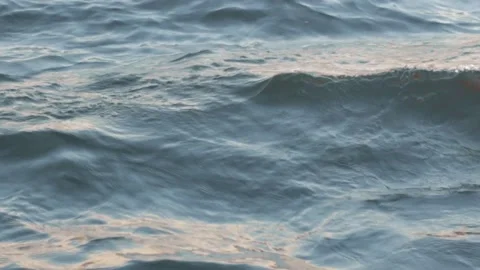 Water wave texture pattern cian color slow motion 스톡 동영상 160632810