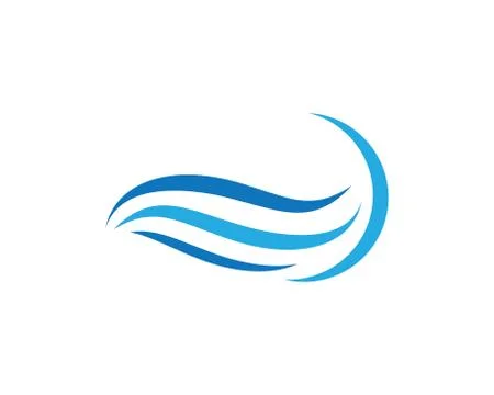 Water wave vector icon Stock Illustration