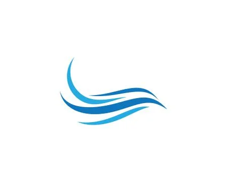 Water wave vector icon Stock Illustration