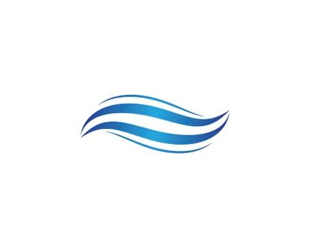 Water wave vector icon Stock Illustration