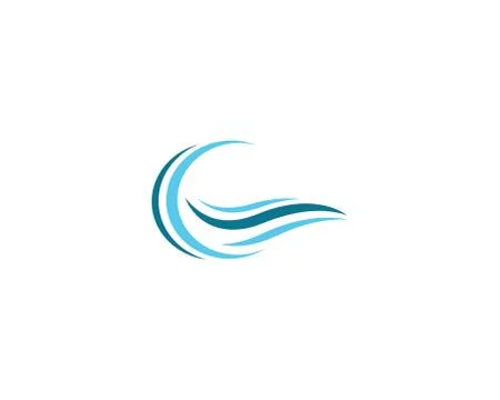 Water wave vector icon Stock Illustration