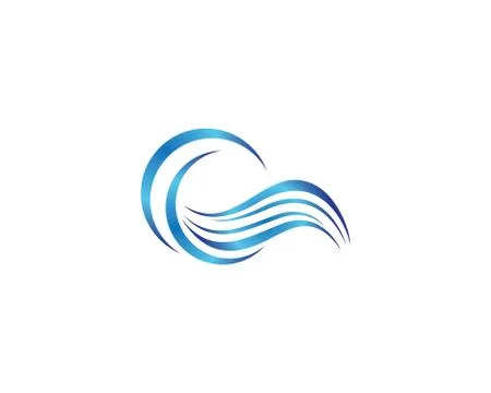 Water wave vector icon Stock Illustration