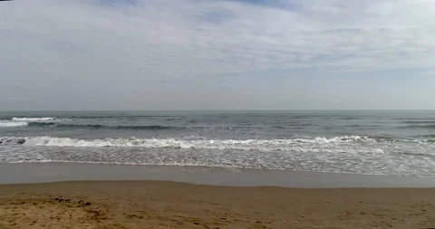 Water waves in Adriatic Sea Stock Footage 99745467