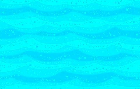 Water Waves Background Stock Illustration