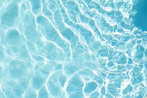 Water waves in a blue pool Stock Photos