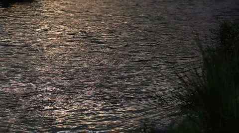 Water waves dark river background reflections3 스톡 동영상 1069715