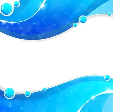 Water waves Stock Illustration