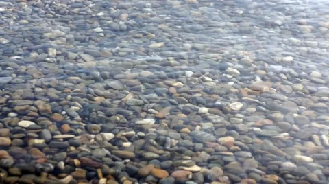 Water waves in a lake Stock Footage 43804740