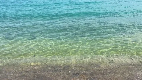 Water waves of a lake Видео 253195271