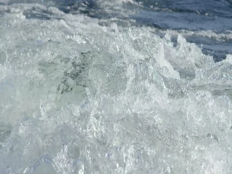 Water Waves made by a Boat Engine, Slow Motion Vídeos de archivo 69545805