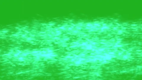 Water waves motion graphics with green screen background Stock Footage 169523445