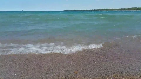 Water Waves of Sea Ocean Stock Footage 128544401