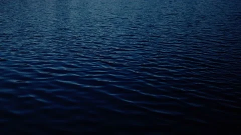 Water waves shoot in blue hour Stock Footage 195172590