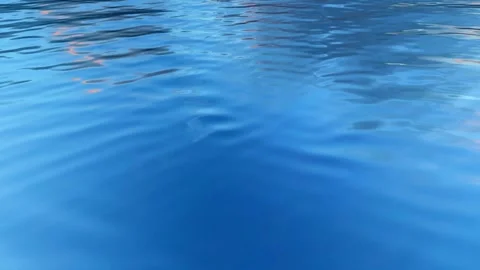 Water Waves with Sky Reflection, Exclusive, Ocean, Background, Sea Stock Footage 271100131