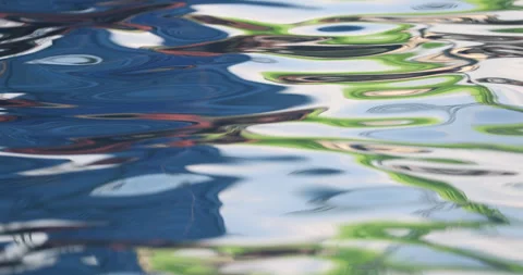 Water waves in a Swimming pool Stock Footage 320445481